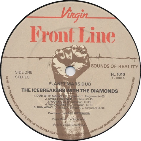 The Icebreakers With The Mighty Diamonds - Planet Mars Dub