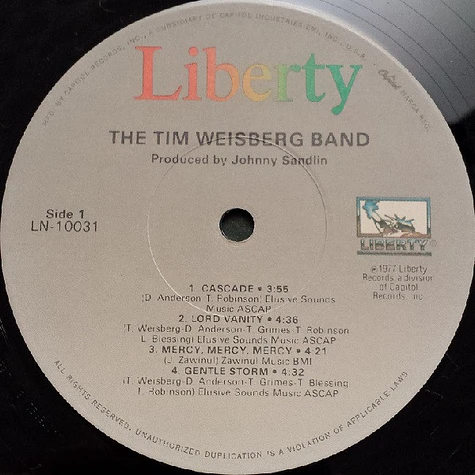 The Tim Weisberg Band - The Tim Weisberg Band