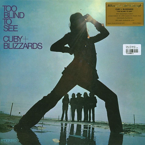 Cuby & Blizzards - Too Blind To See Limited Numbered Purple Vinyl Edition