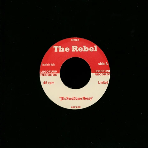 The Rebel / Pcj Project - Jb's Need Some Money / Hotgroove Red Vinyl Edition