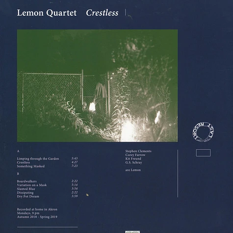 Lemon Quartet - Crestless