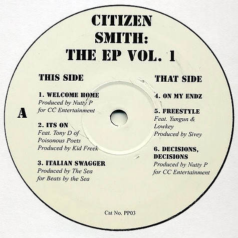 Doc Brown - Citizen Smith: The EP Vol. 1