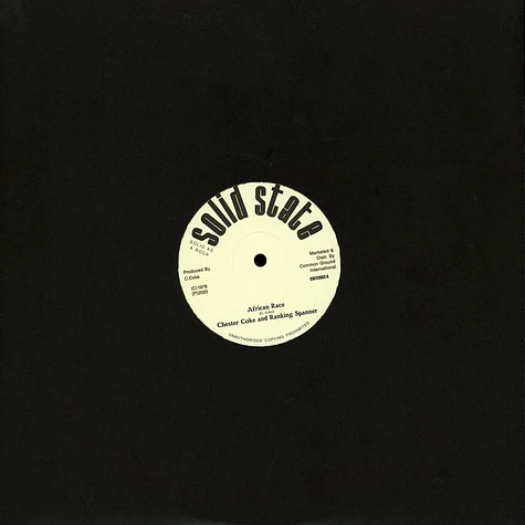 Chester Coke & Spaner / Solid State All Stars - African Race (Extended) / Version