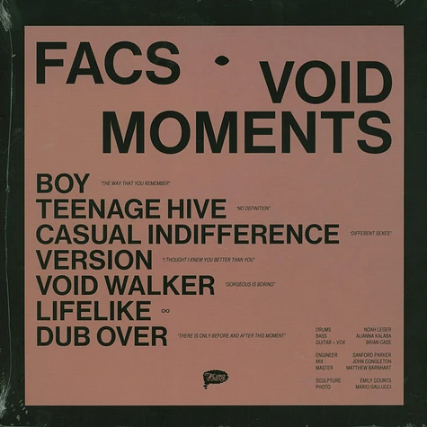 Facs - Void Moments Pink Vinyl Edition