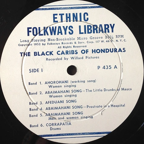 V.A. - The Black Caribs Of Honduras