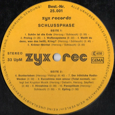 Schnawwl - Schlussphase