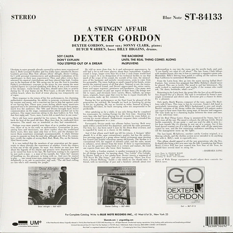 Dexter Gordon - Swingin Affair