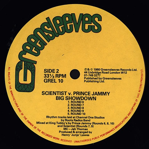 Scientist vs. Prince Jammy - Big Showdown