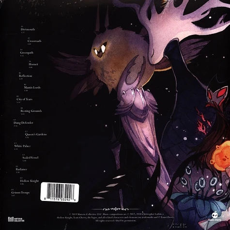 David Peacock & Augustine Mayuga Gonzales - Hollow Knight Piano Collections Colored Vinyl Edition