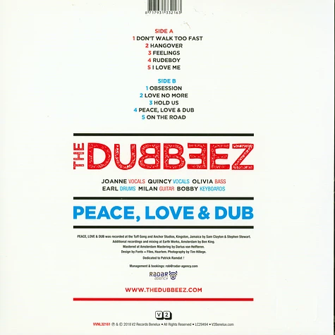 Dubbeez - Peace, Love & Dub