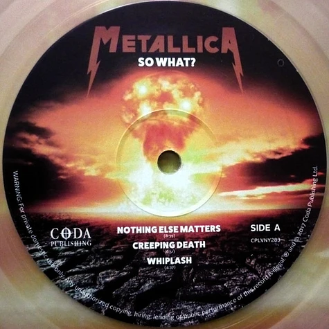 Metallica - So What???!!!