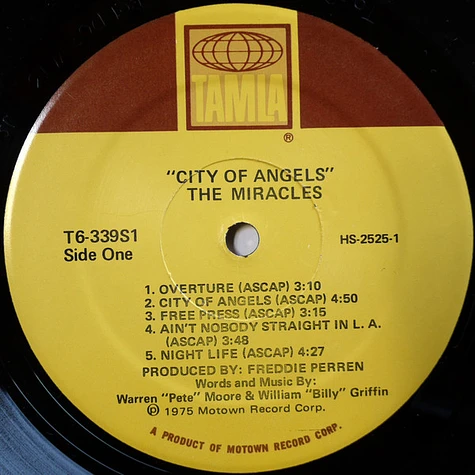 The Miracles - City Of Angels