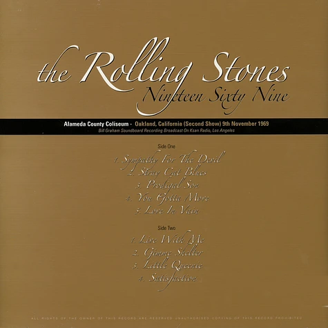 The Rolling Stones - Nineteen Sixty Nine