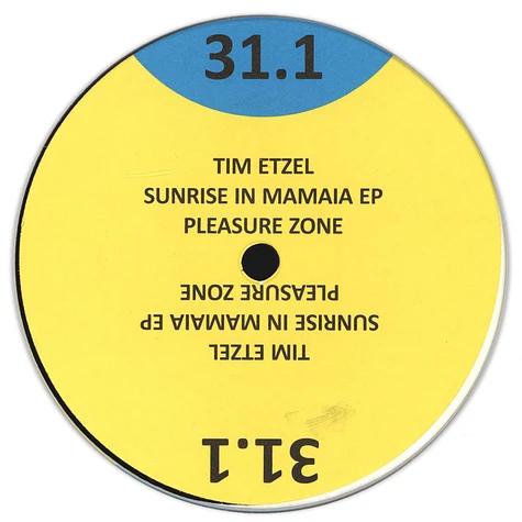 Tim Etzel - Sunrise In Mamaia EP