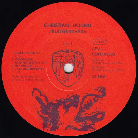 Christian Hound - Budgerigar
