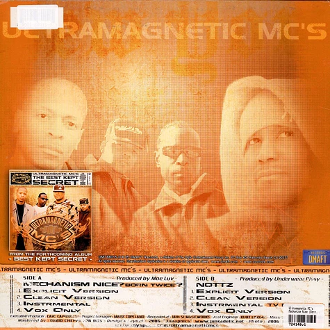 Ultramagnetic MC's - Mechanism Nice (Born Twice) / Nottz