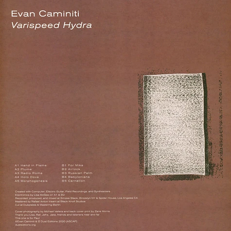 Evan Caminiti - Varispeed Hydra