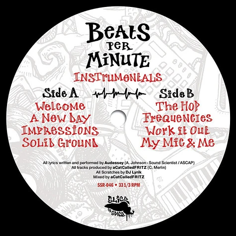 Audessey The Sound Sci & A Cat Called Fritz - Beats Per Minute (Instrumentals)