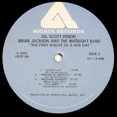 Gil Scott-Heron & Brian Jackson, The Midnight Band - The First Minute Of A New Day