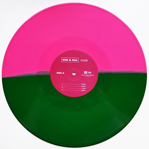 Douze - Rise & Fall Pink / Green Split Vinyl Edition