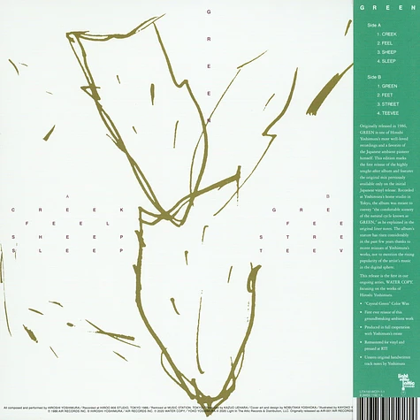 Hiroshi Yoshimura - GREEN Green Edition