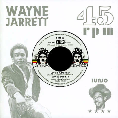 Wayne Jarrett / Roots Radics - Love In A Mi Heart / Blood On His Lips