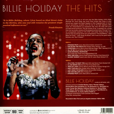 Billie Holiday - The Hits Deluxe Gatefold Edition