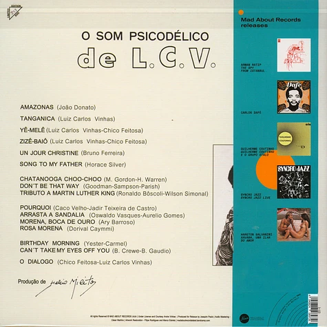 Luis Carlos Vinhas - O Som Psicodélico De L.C. V. - Vinyl LP