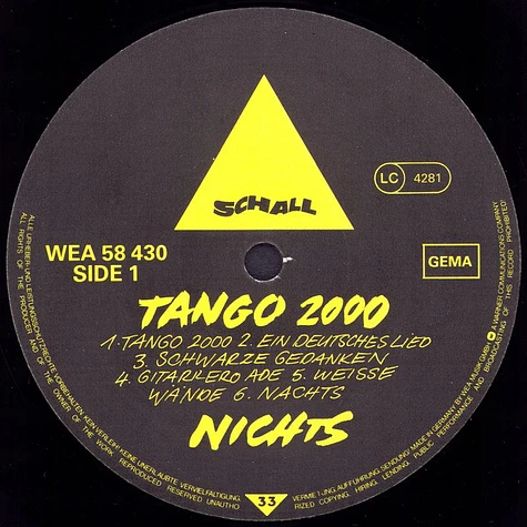 Nichts - Tango 2000