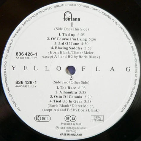 Yello - Flag