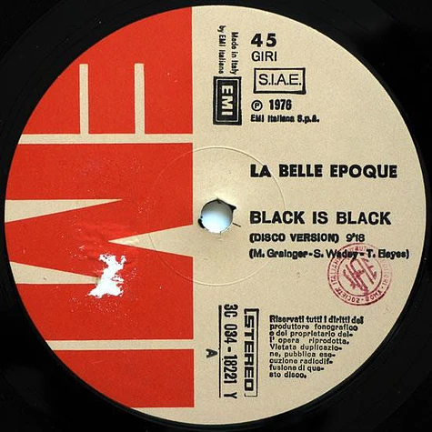 Belle Epoque - Black Is Black (Disco Version)
