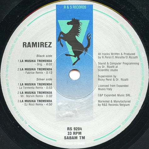 Ramirez - La Musika Tremenda (Original + Remixes)