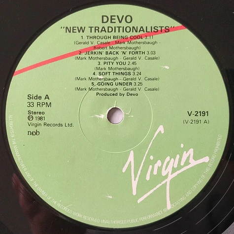 Devo - New Traditionalists