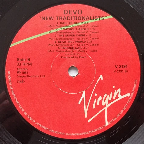 Devo - New Traditionalists