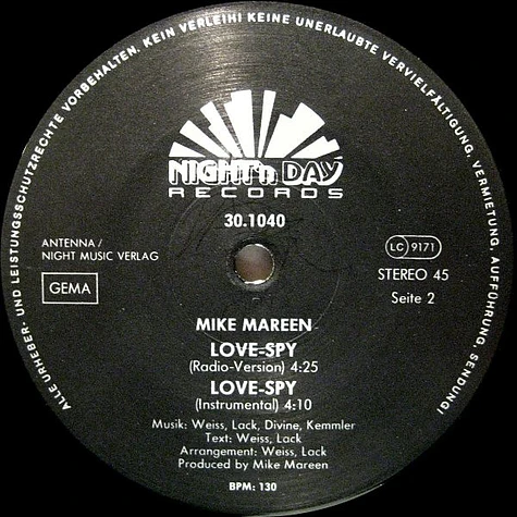 Mike Mareen - Love-Spy