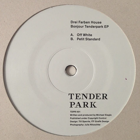 Drei Farben House - Bonjour Tenderpark EP