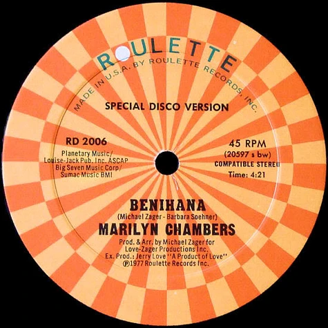 Marilyn Chambers - Benihana