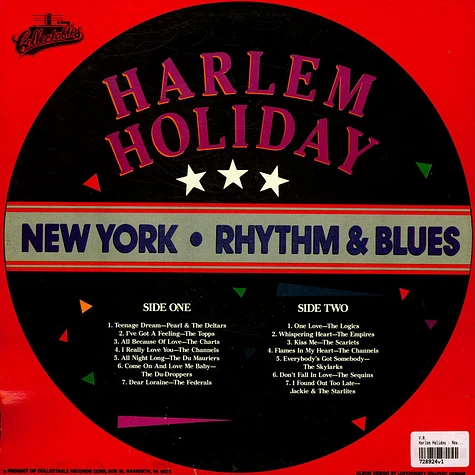 V.A. - Harlem Holiday : New York Rhythm & Blues Volume Three