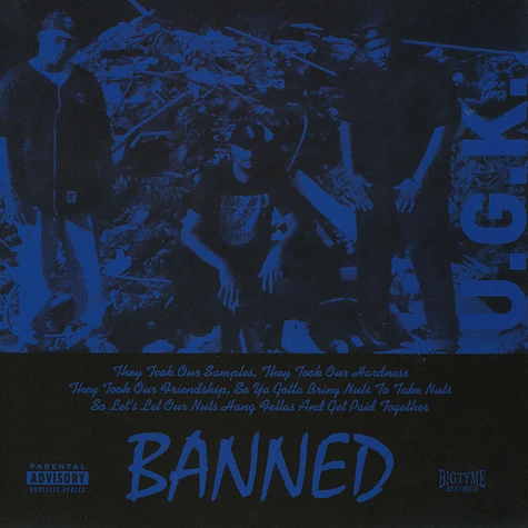 U.G.K Underground Kingz - Banned Blue & Black Splatter Edition
