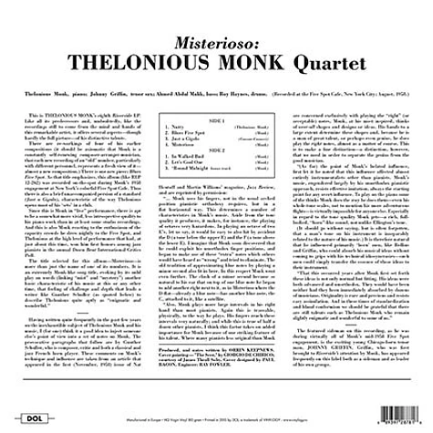 The Thelonious Monk Quartet - Misterioso