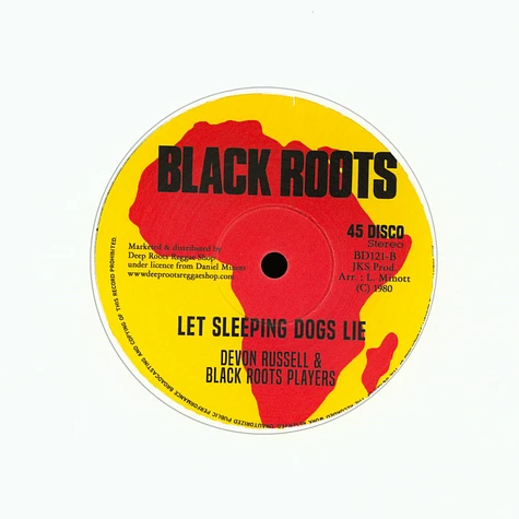 Sugar Minott / Devon Russell - Rome Extended Mix / Let Sleeping Dogs Lie