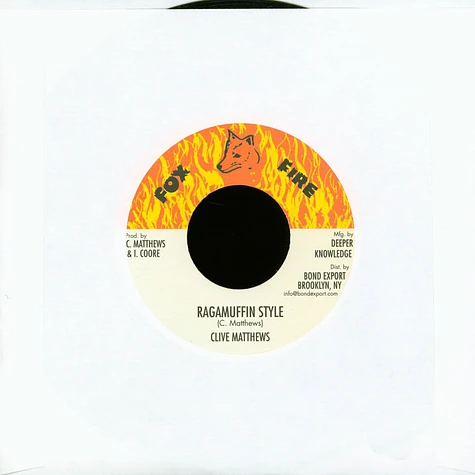 Clive Matthews - Ragamuffin Style / Version