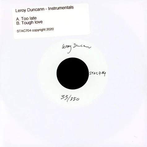 Leroy Duncann - Too Late / Tough Love