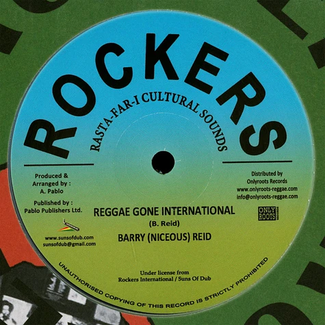 Barry Reid - Reggae Gone International Extended Mix / Daddy Niceous Rule Extended Mix