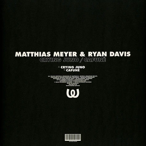 Matthias Meyer & Ryan Davis - Crying Juno / Cafune
