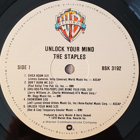 The Staples - Unlock Your Mind