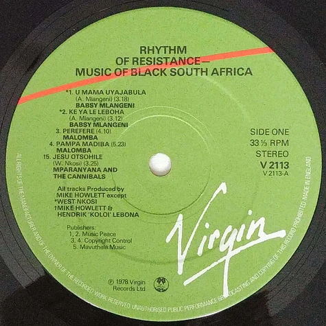 V.A. - Rhythm Of Resistance - Music Of Black South Africa