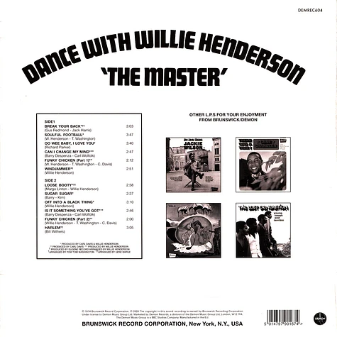 Willie Henderson - Dance With The Master
