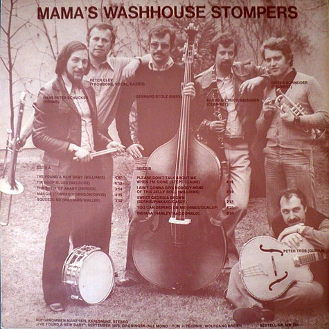 Mama's Washhouse Stompers - I've Found A New Baby