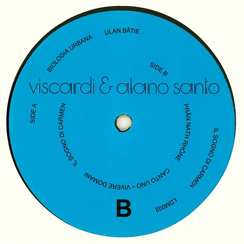 Viscardi & Alano Santo - Il Sogno Di Carmen